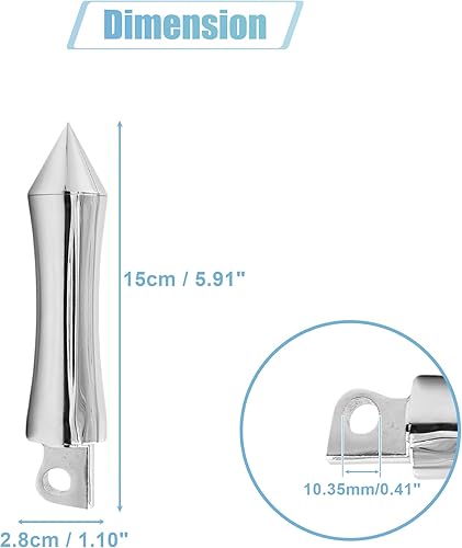 Miniatura 2 de F FIERCE CYCLE 1 par 0.407 in aleación de aluminio motocicleta estribera reposapiés clavija para Harley Davidson macho montaje estriberas soportes