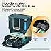 Shark Robot Vacuum & Mop Combo, PowerDetect ThermaCharged NeverTouch Pro, Self-Emptying, Self-Refill with Heated Mop Cleaning, 60-Day Capacity,30-Day Tank, 6 Power Detect Technologies, Black, RV2920XE