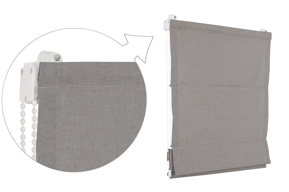 Premium Store plissé Gris 160 x 240 cm – Mega Choix – Dimensions 11 et 7 couleurs dans notre boutique – Rideau store pliant