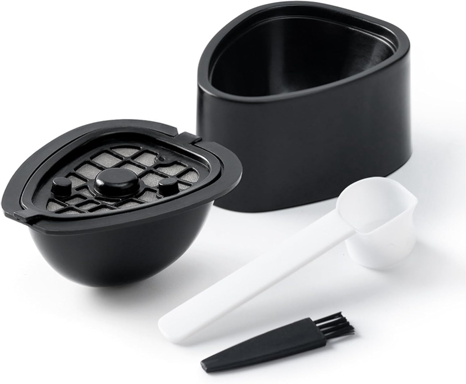 Capsule di caffè riutilizzabili, compatibili con macchina Essse Caffe S.12 St, cialde ricaricabili in acciaio inox