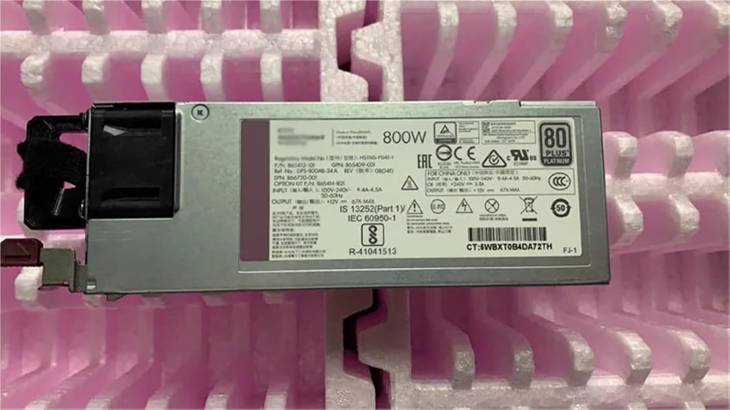 1pc PSU for G10 Gen10 Servers 800W Flex Slot Platinum Power Supply 865414-B21 865412-101 866730-001 865409-001