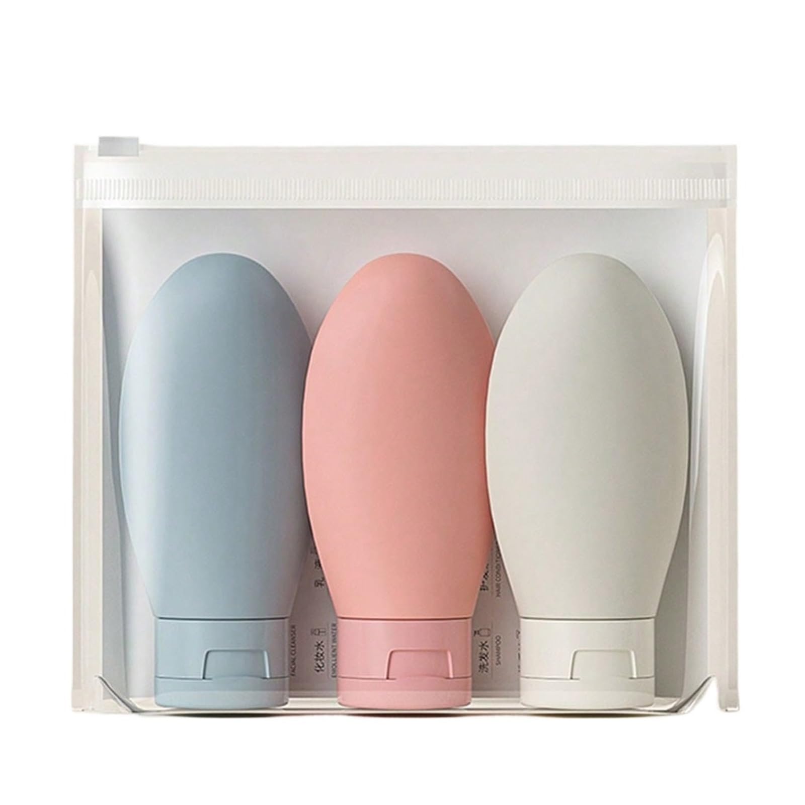 XIEHYA 2Sets Plastic Travel Bottle Set Accessories Refill Extrusion Container, Shampoo, Lotion, Toiletries, Replacement Bottles For Toiletries