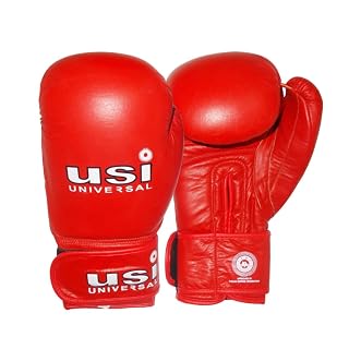 USI Immortal Amateur 609 M Competition Gloves, 10oz (Red)