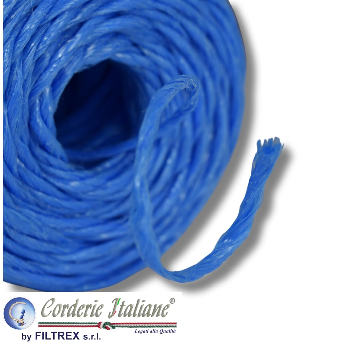 Corderie Italiane Bau-Saite – 2,0 Mm Durchmesser, 50 M Länge, Rot, UV-stabilisiertes Polypropylen