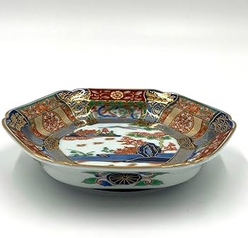 Amazon.co.jp: 有田焼 幸楽窯 錦色絵山水銘々皿 : ホーム＆キッチン