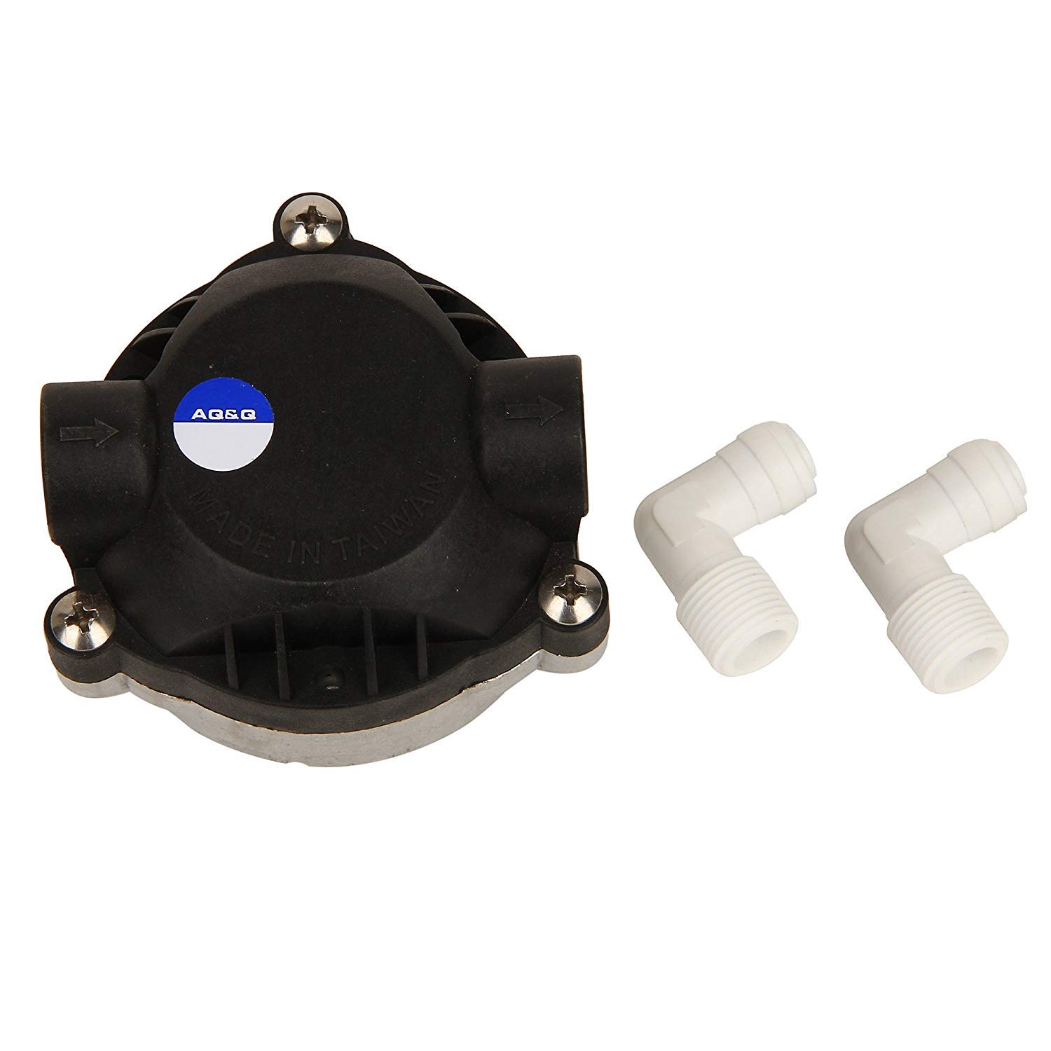 AQUALIQUID RO Booster Pump AQ&Q Head For Using Only Pump RO + 2 Pump Elbow Connectors for RO Water Purifier Pump (Color - Black, Pack of 1)-image-49