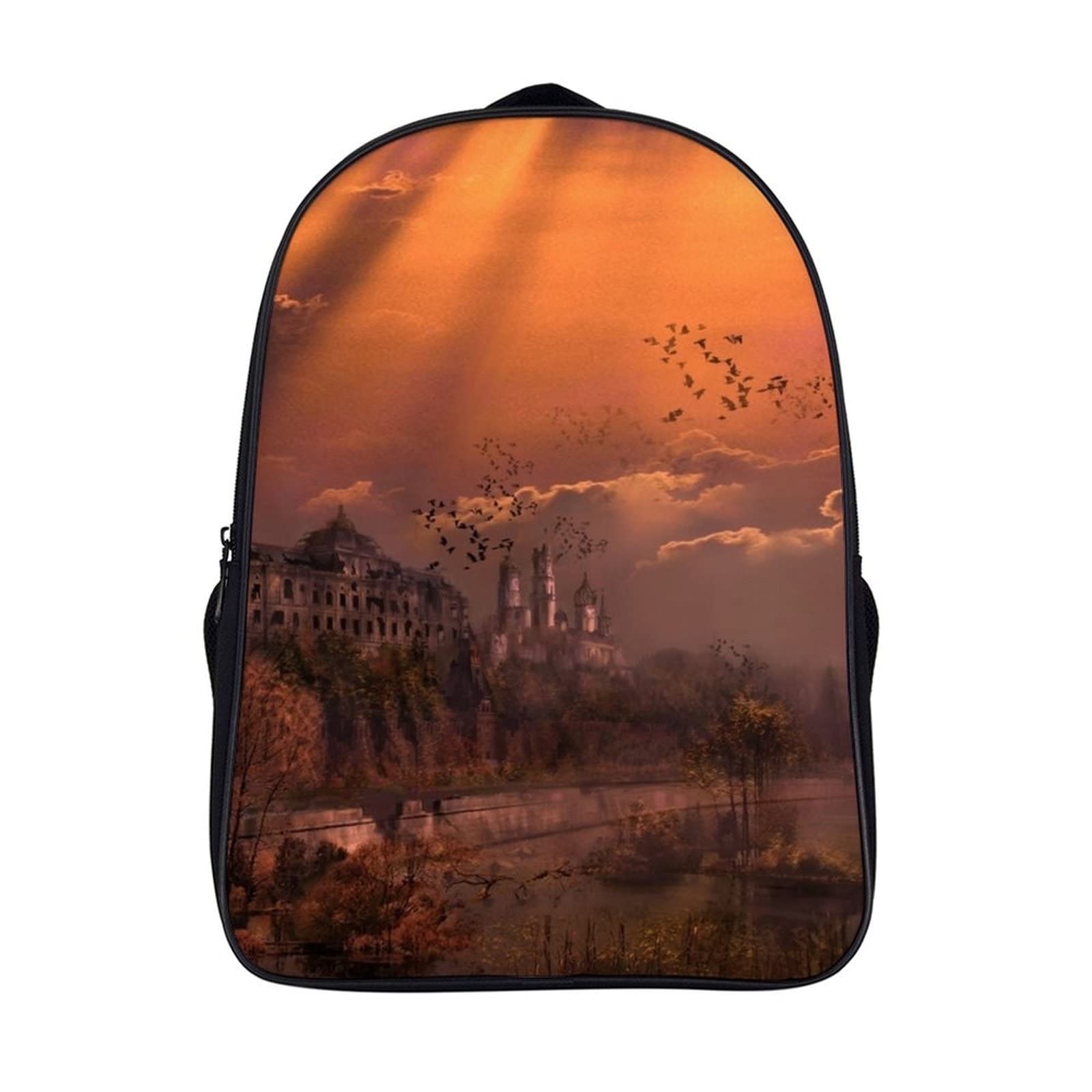 Mochila escolar unisex Doomsday de moda casual de 40cm 7