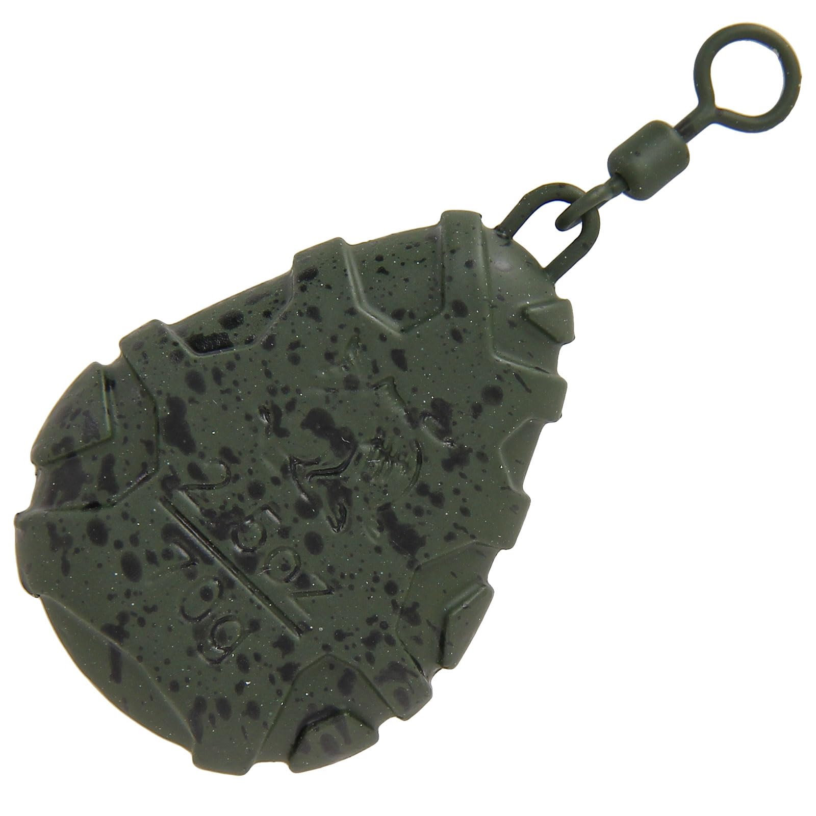 10x Fishing Weights Carp Coarse Flat Pear with Swivels Tackle 1.5oz-3.5oz
