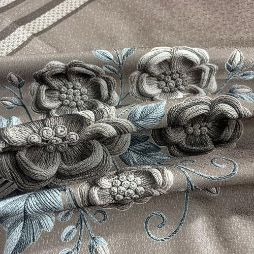 Image of Homerz Premium Waterproof Jasmine Joe Sofa Seat Cover - Floral Printed Sofa Protector | Non-Slip, Washable & Durable Sofa Protector (Mouse, 2 Seater)