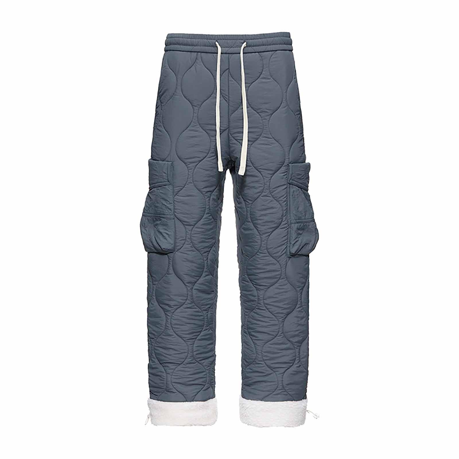 Pantalones De Chandal Hombre,Pantalones De Invierno para Hombre CáLidos Y FríOs para Deportes Al Aire Libre con Estampado De Calabaza Resistentes Al Viento Rectos Casuales Pantalones Gruesos