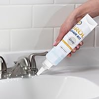 Vista 3 de Kit de Reparación de Lechada de Azulejos - Relleno de Lechada, Pasta de Reparación de Lechada con Espatula de Silicona, Kit de Reparación de Lechada