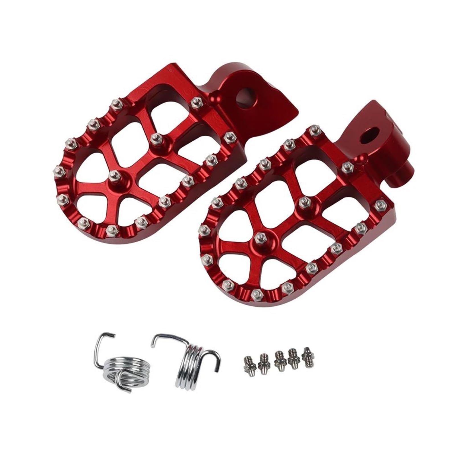 Pedane In Alluminio Per Sherco Factory 125 250 300 450 510 SEF/SER/SE-R – Poggiapiedi Antiscivolo In Nero, Rosso O Blu