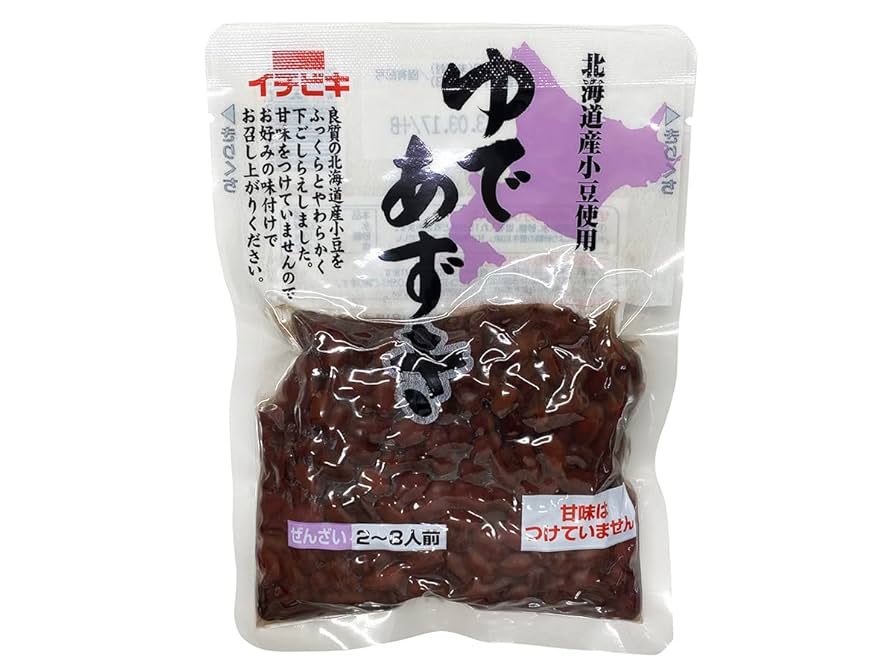 Amazon | イチビキ ゆであずき 180g （パック） | ノーブランド