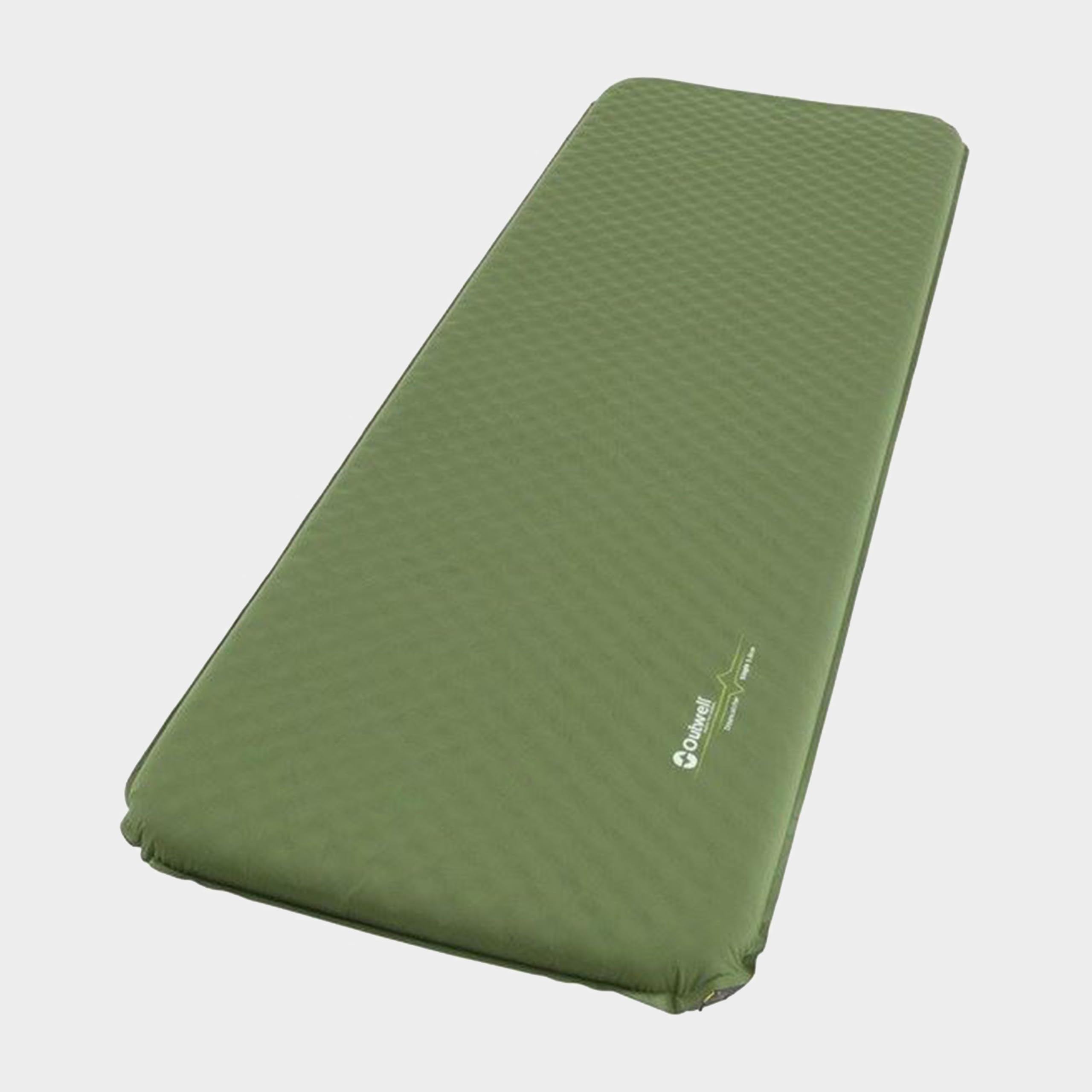 Outwell Unisex – mata samopompująca dla dorosłych, oliwkowa, pojedyncza 5 cm
