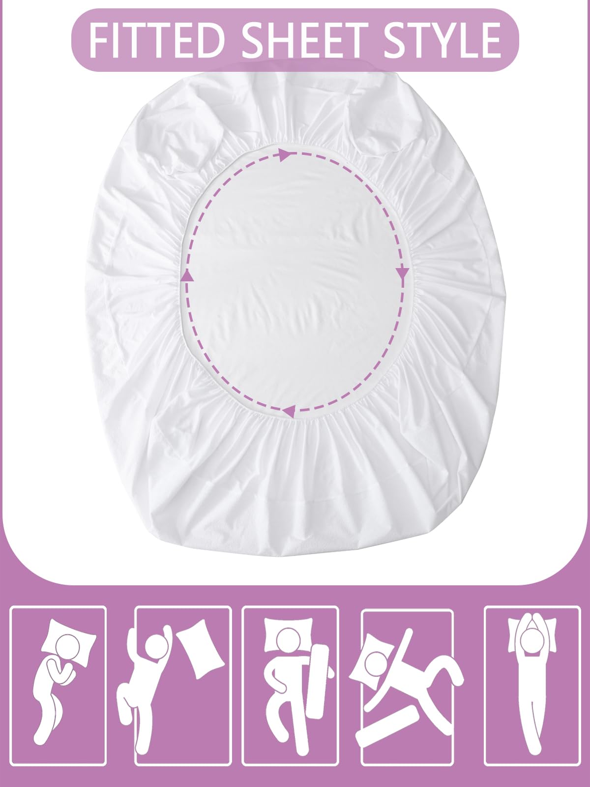 Protector de colchón impermeable lavable para cama, suave, transpirable, silencioso, para entrenamiento de orinal de 18 pulgadas de profundidad, tamaño individual XL