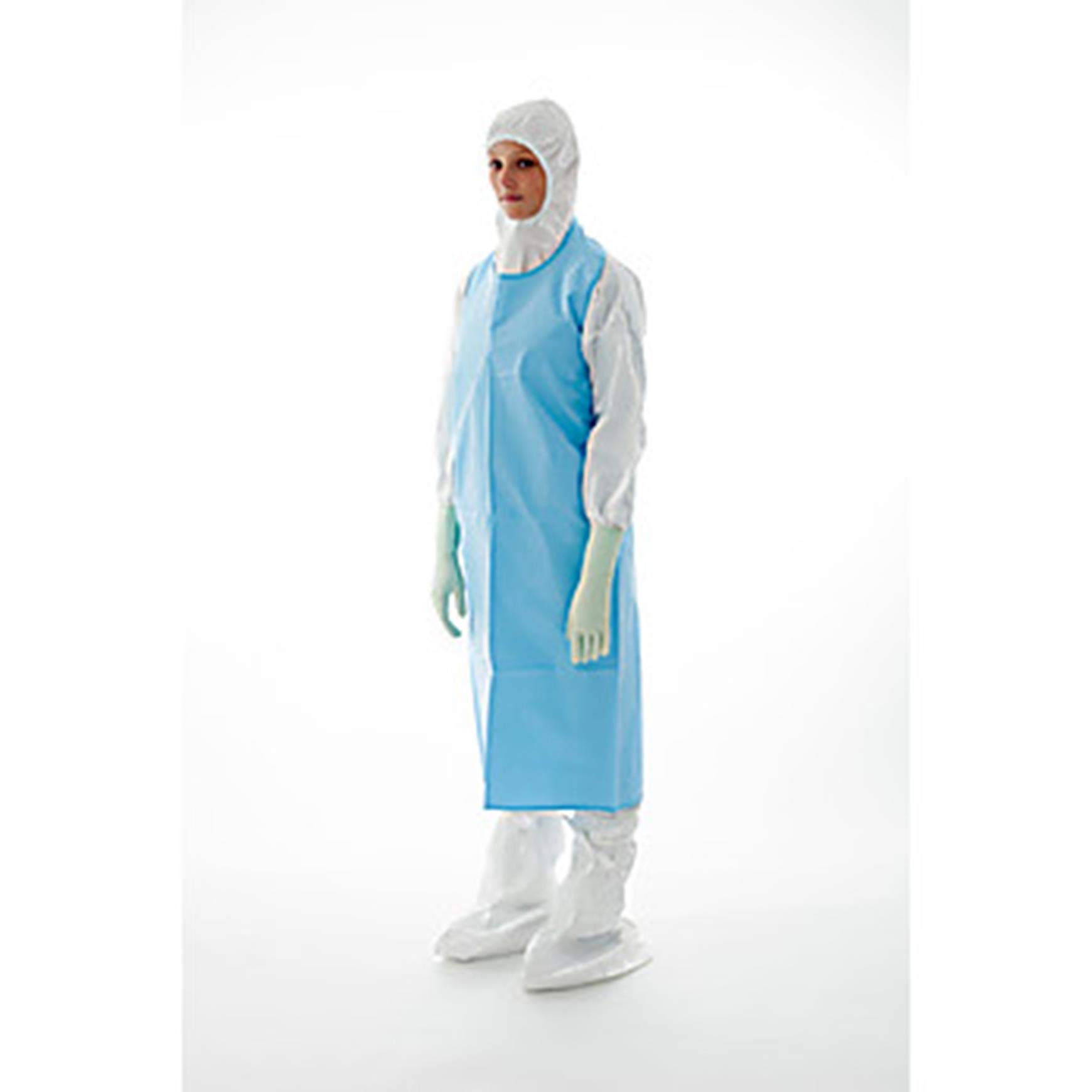 Ansell BCDA-L BioClean Chemotherapy Protective Apron, Non-Sterile, L (Pack of 50)