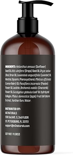 Miniatura 2 de Aceite de masaje de lavanda con colágeno y células madre, aceite de terapia reafirmante de la piel para la celulitis y absorción rápida en glúteos,