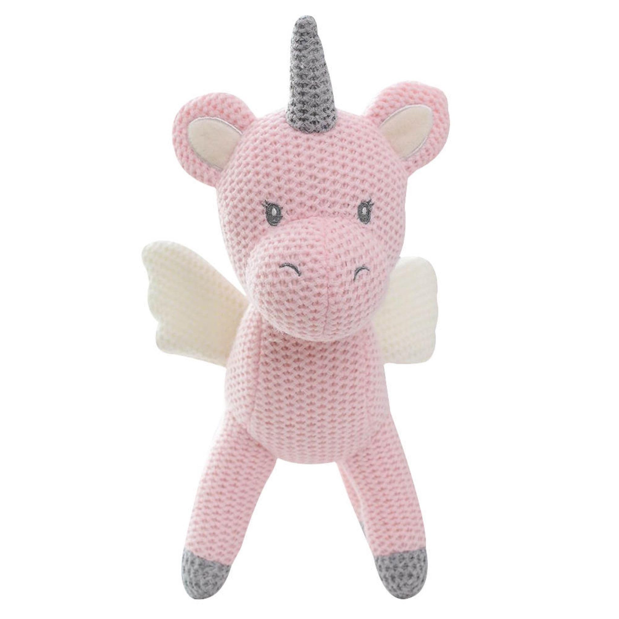 Animal Stuffed Toys - Adorable Plush Companions for All Ages | Perfect for Play, Cuddles, & Adding a Touch of Whimsy to Nursery & Bedroom Decor. Elevate Your Space with Huggable Magic (Unicorn Pink)