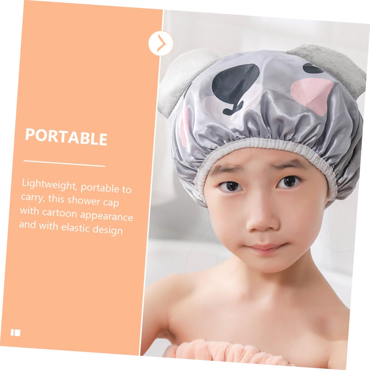 ibasenice 10piezas Gorro De Baño Infantil Gorro De Ducha De Dibujos Animados Para Niñas y Niño Niña Protección Capilar Cama Cómodo y Reutilizable