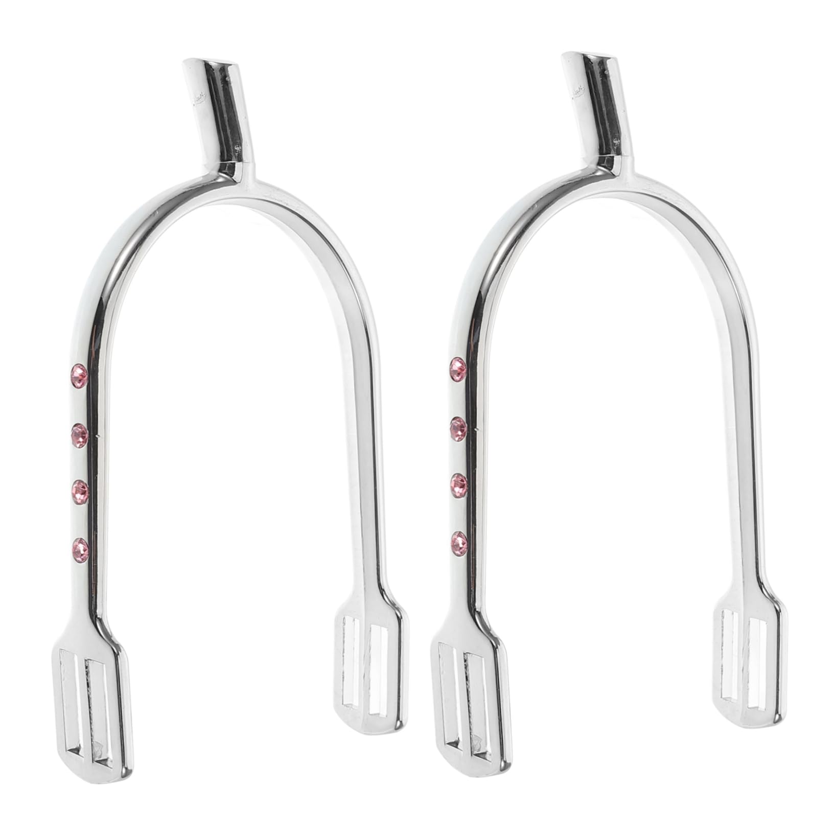 Ipetboom Saddle Pads Spur Spur Straps Silver Zinc Alloy