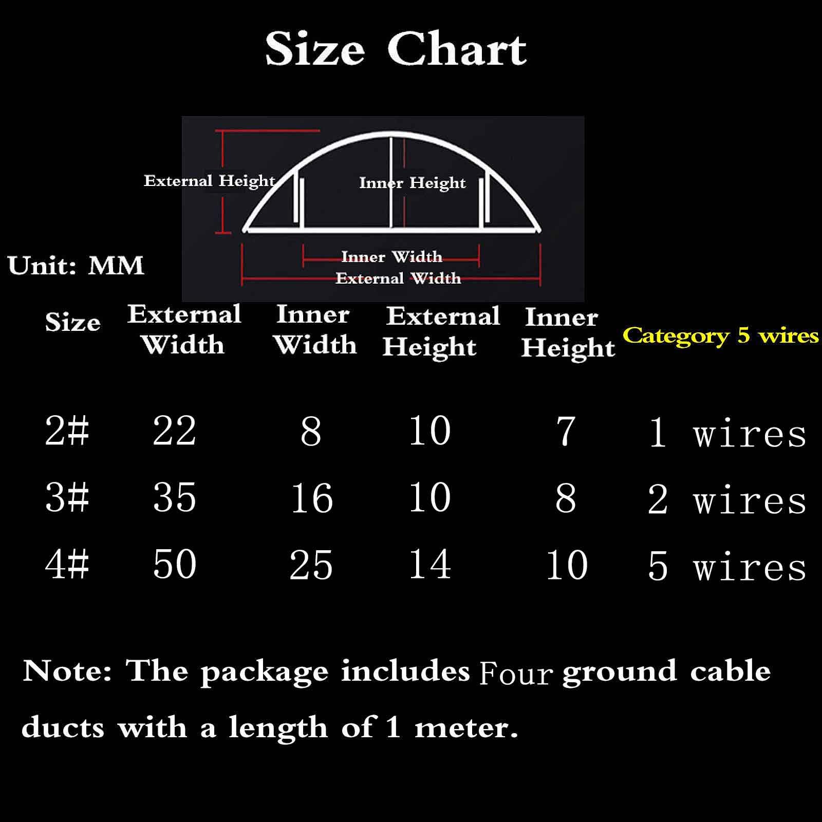 PVC Goulotte Passe Cable Sol,Cache Cable Sol Autocollante,Passe Câble Sol D’ Usage Léger,Guide câble au Sol Semi Circulaire,Flexible,Évitez Les Risques,pour Résidentiel,Bureaux Plus