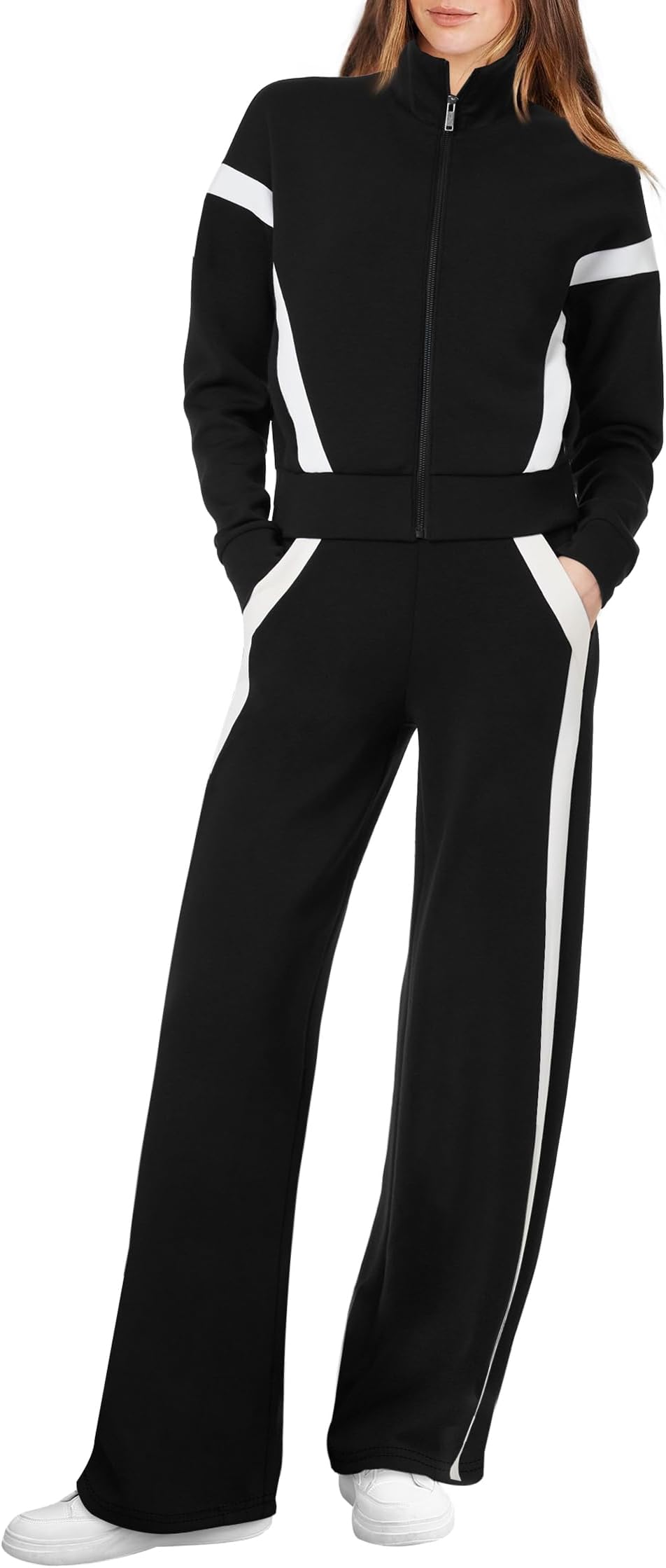 full black essentials tracksuit