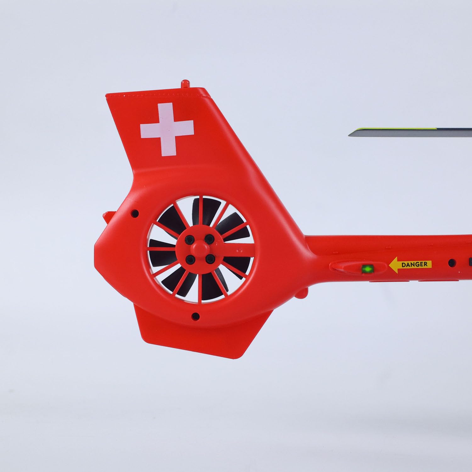 Elicottero radiocomandato 1/30 RC Era 6Ch C190 doppio motore brushless modello Rtf H145 Aileronless rotore di coda canalizzato modello Hobby Grade (rosso e bianco)