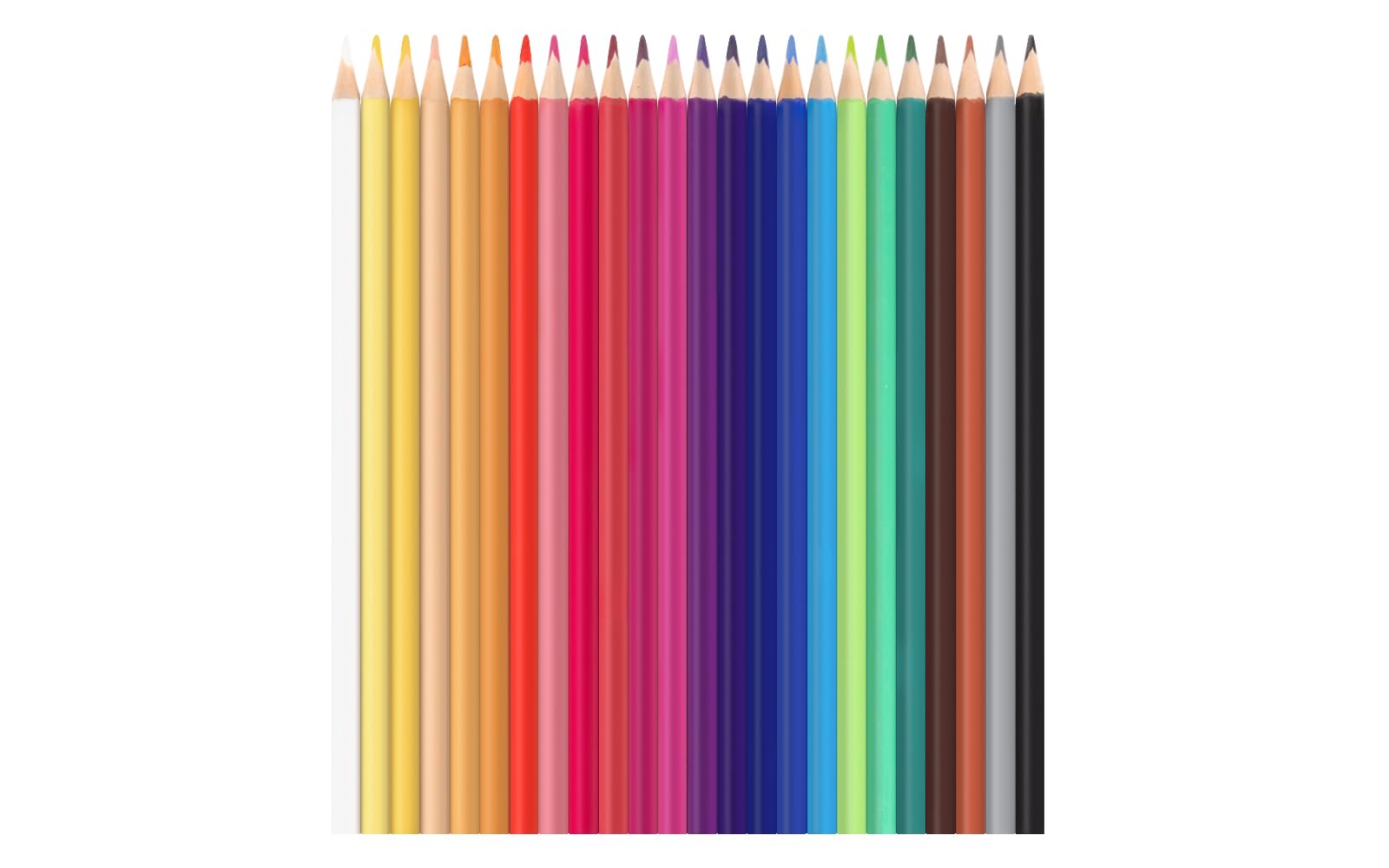 Jovi - Lápices de colores Woodless de 24 unidades Colores surtidos (734/24)