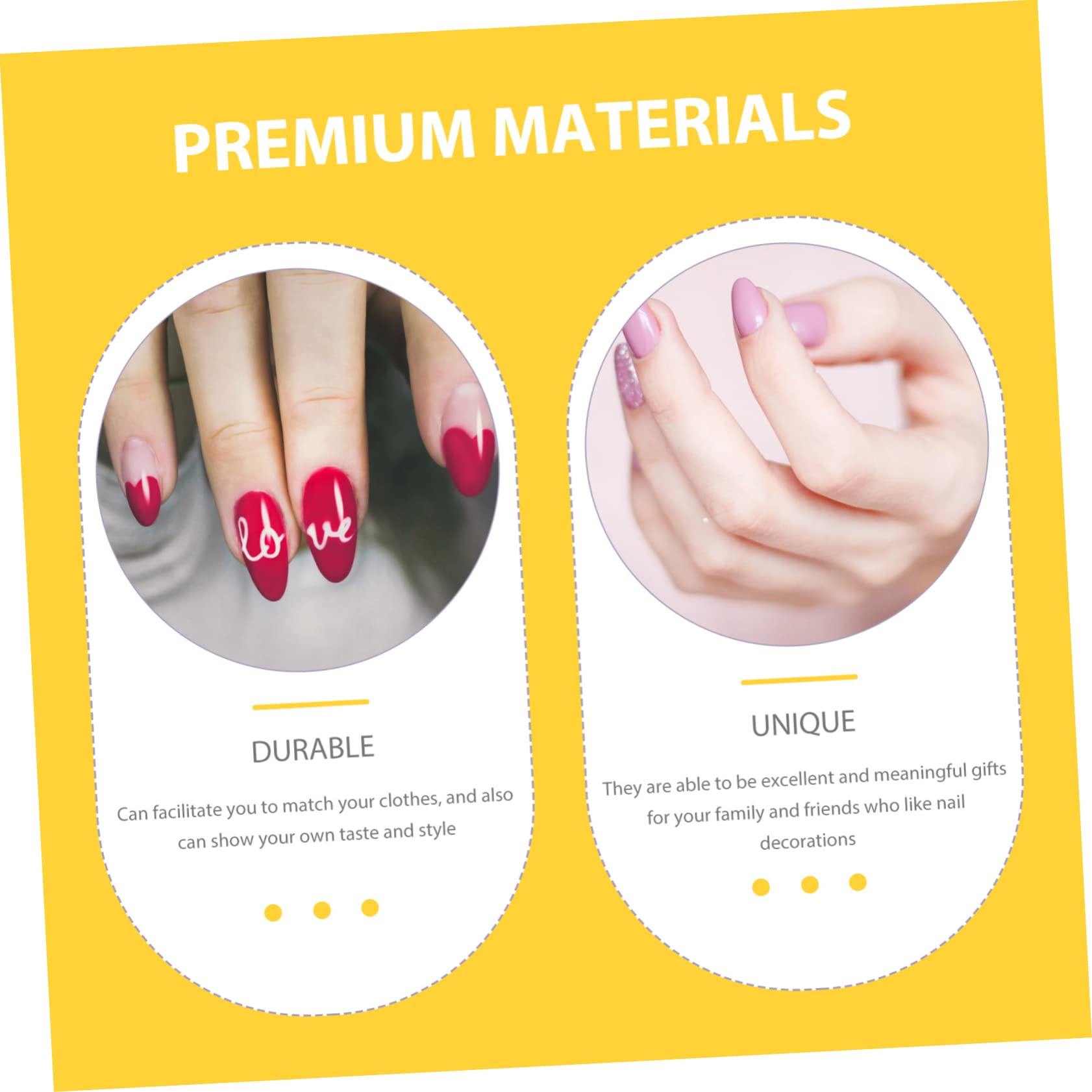 Healeved 40fogli Adesivi Decorativi Per Unghie Nail Art Facile Da Applicare Design Elegante Per Manicure Fai Da Te Adesivi Autoadesivi e Perfetti Per Ogni Occasione