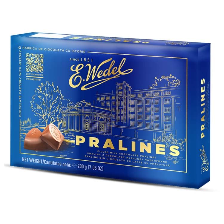 E.Wedel Chocolate Gift Box | Chocolate Box Pralines 200g Assorted Espresso Premium Pralines