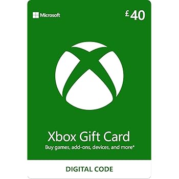 Xbox Gift Card £40 Digital Download