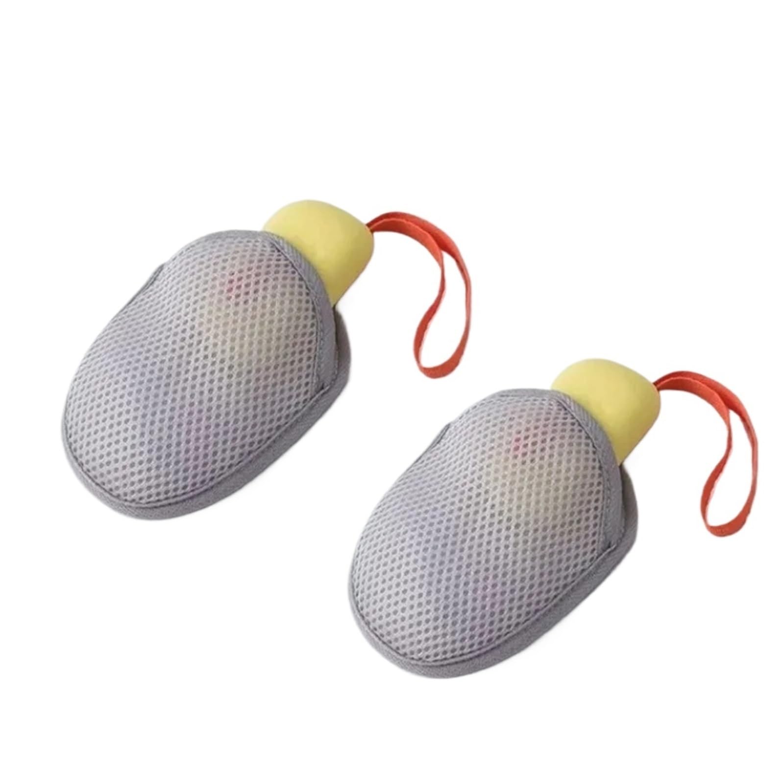 Zhsoao Grey 40Pcs Foaming Soap Bag Net Mesh Massage For Bath & Shower