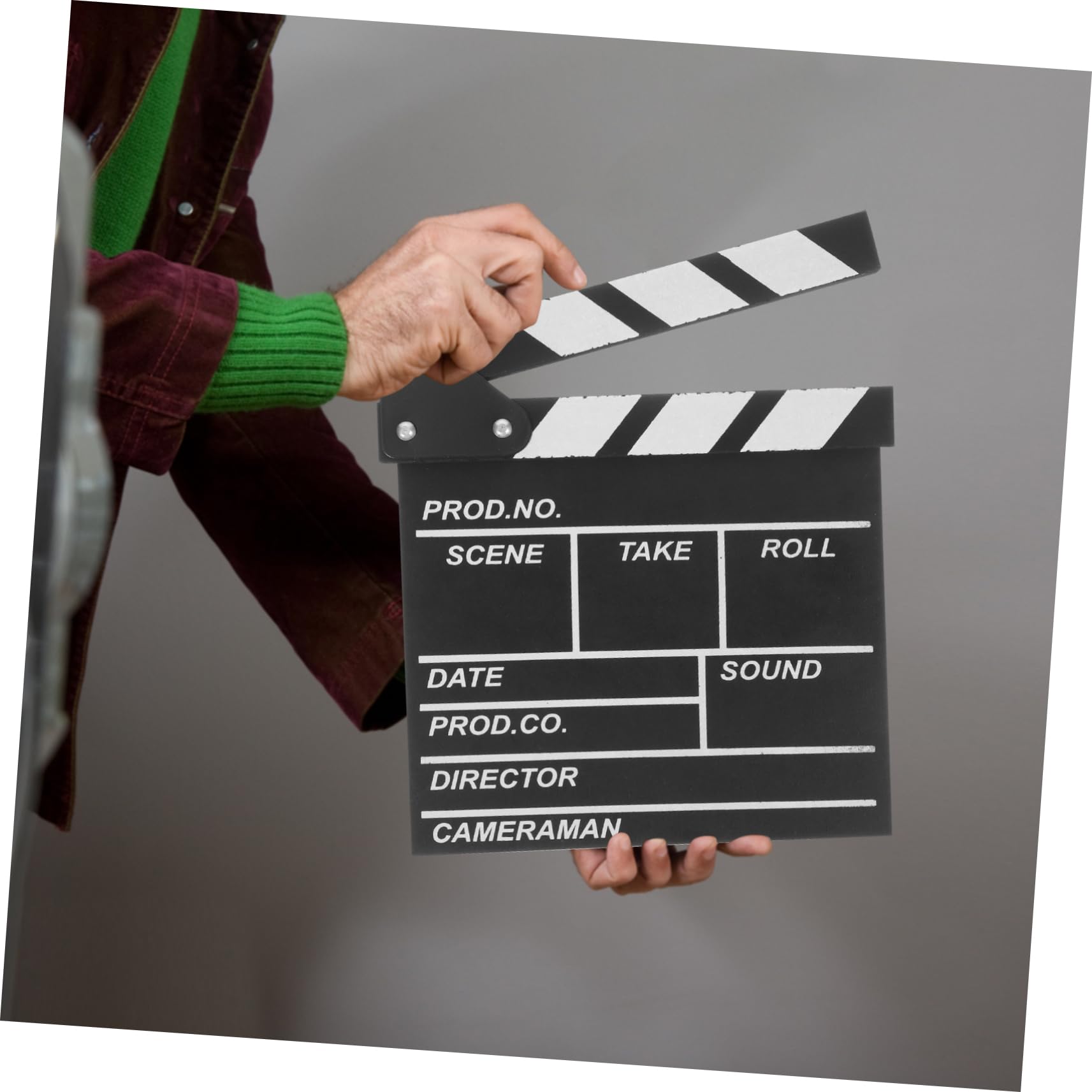 ULDIGI 4pcs Film Movie Clapboard Tv Movie Clap Board Tv Cut Prop Clapperboard Prop Directors Clapper Film Clapper Film Clap Board Clap Board Halloween Props Wood Black
