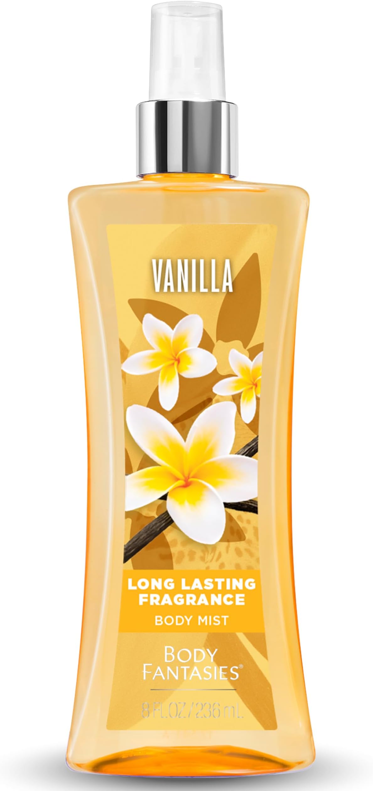 BODY FANTASIES Signature Vanilla Body Spray 236ml – Long-Lasting Fragrance Mist for Women – Sweet Scent – Refreshing Body Mist – Daily Use Perfume Spray