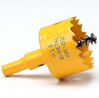 45mm Hole Saw, HSS Bi-Metal Hole Cutter with ...,