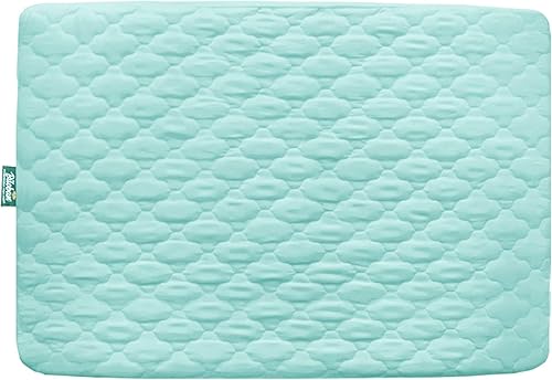 Sábana impermeable para colchas Pack n Playard protector de sábanas de 39 x 27 pulgadas se adapta a colchones plegables y de corralito de bebé mini