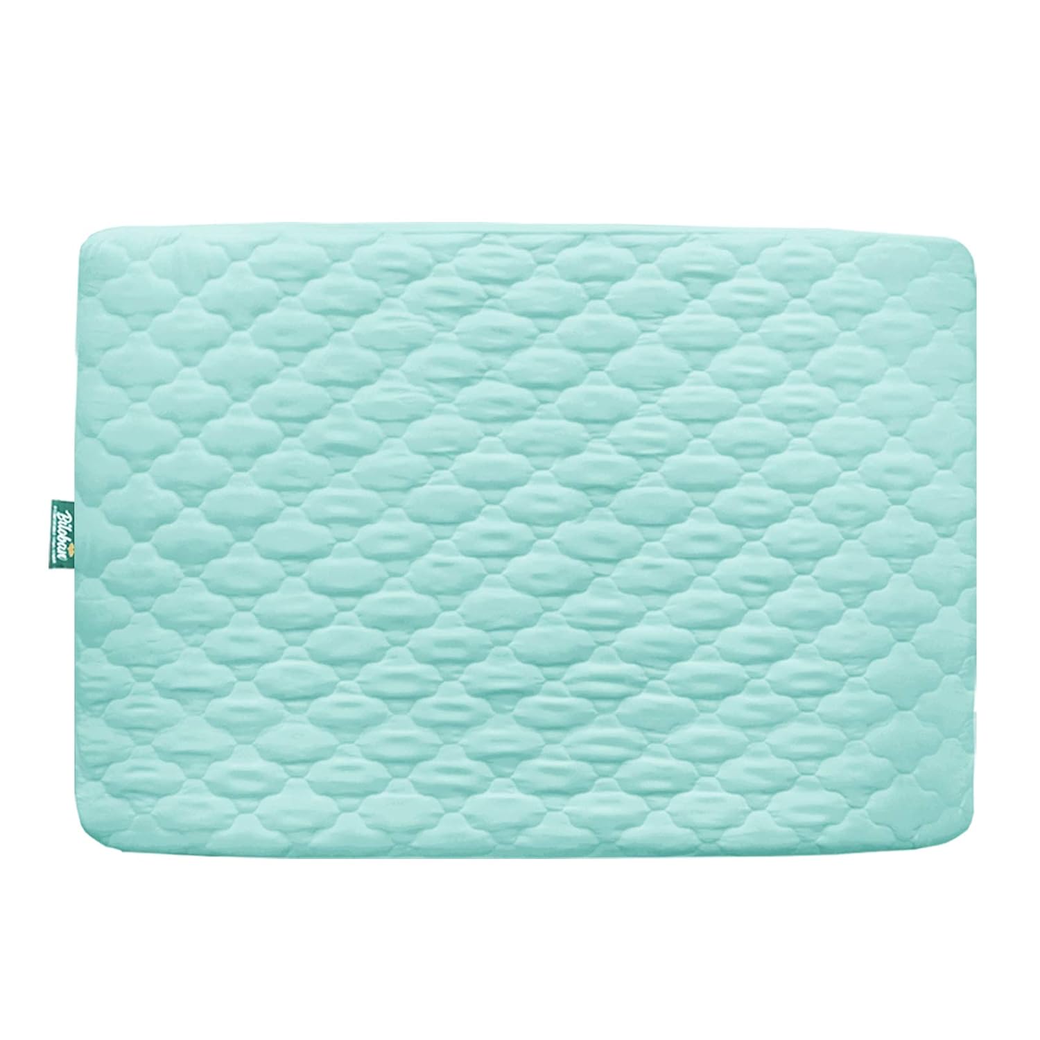 Waterproof Sheet for Pack n Play Quilted, Playard Sheet Protector 39″ X 27″ fits for Baby Foldable and Playard Mattress, Portable Mini Crib, Aqua Waterproof Sheet for Pack n Play Quilted, Playard Sheet Protector 39″ X 27″ fits for Baby Foldable and Playard Mattress, Portable Mini Crib, Aqua