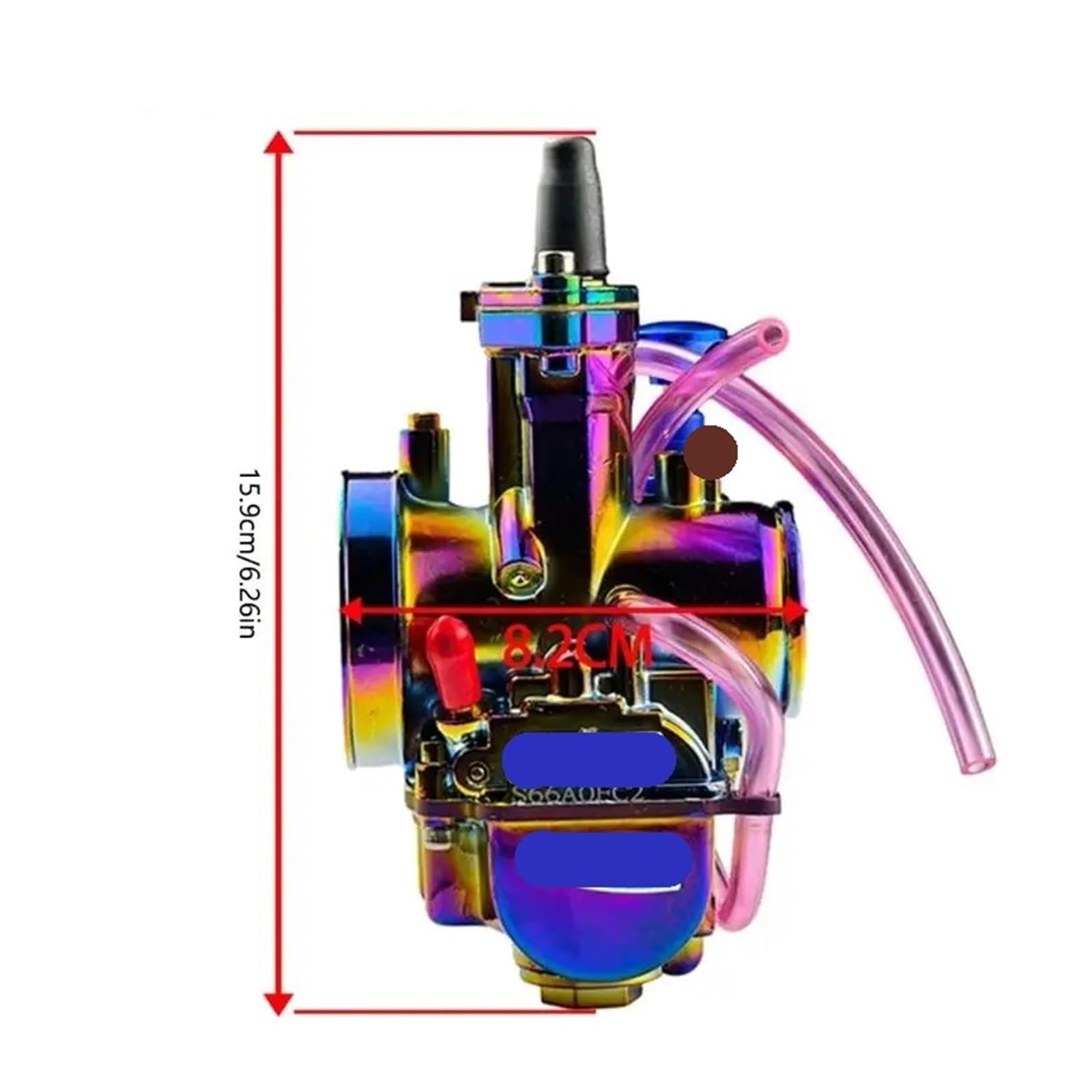 Carburatore moto Carburatore per bici da Per moto cromato Parti di regolazione facile installazione