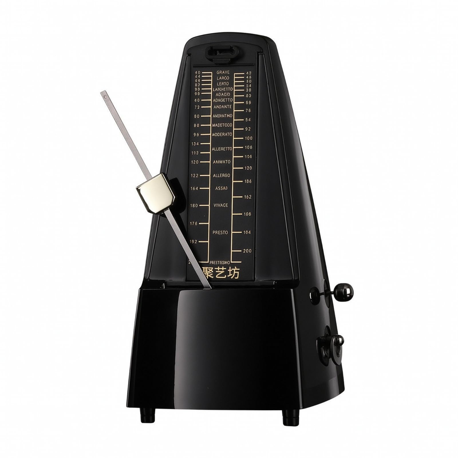 Metrónomo Triangular Mecánico , Negro Actualizado + Regalo