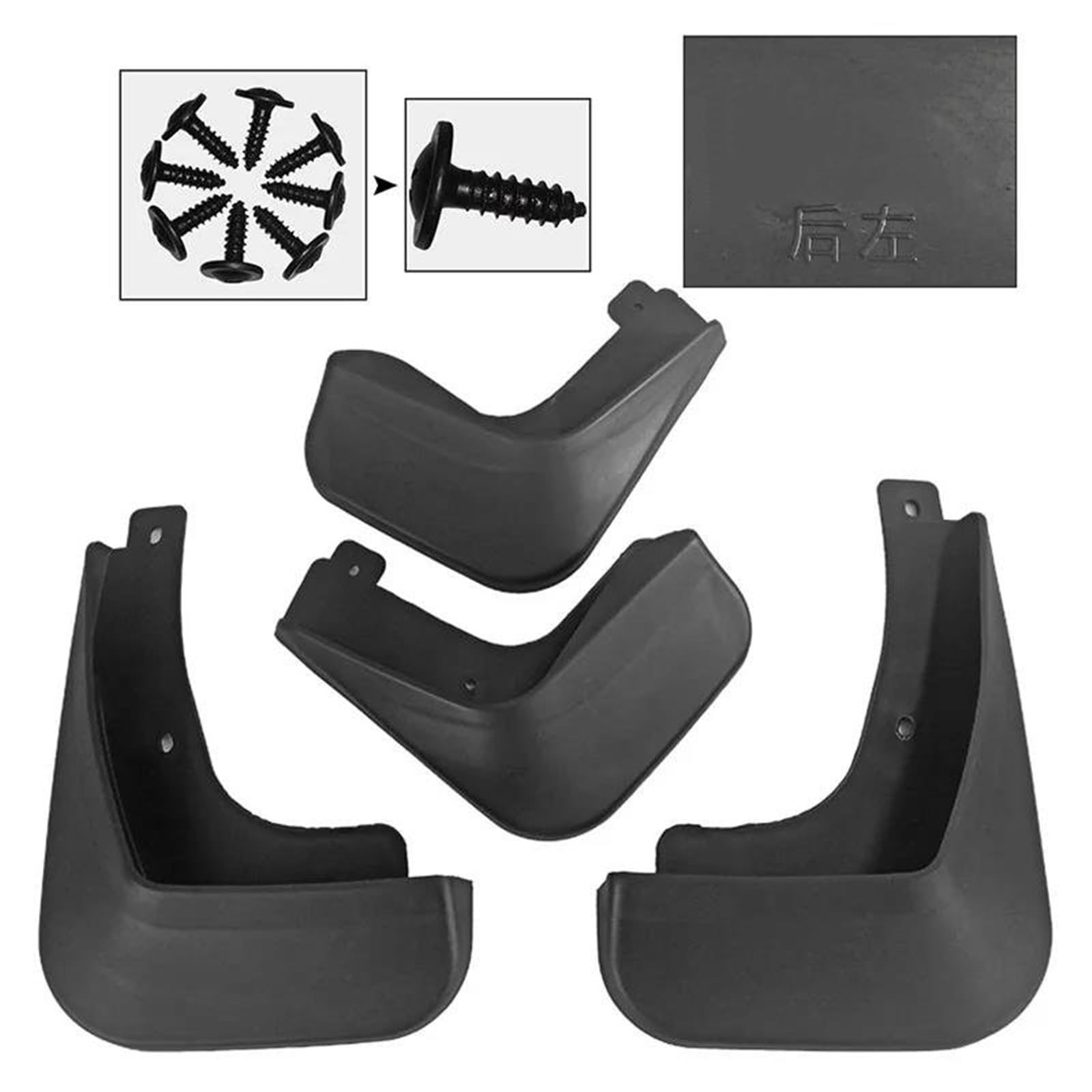 Auto Vorne Hinten Spritzschutz Für Kia Für Soul Sports 2009–2013 Auto-Außen-Schmutzfänger Schmutzfänger Spritzschutz Kotflügel