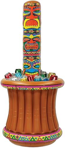 Miniatura 2 de Beistle Enfriador inflable - Contenedores de bebidas para fiestas, enfriador de bebidas, decoraciones de fiesta Luau, decoraciones de fiesta