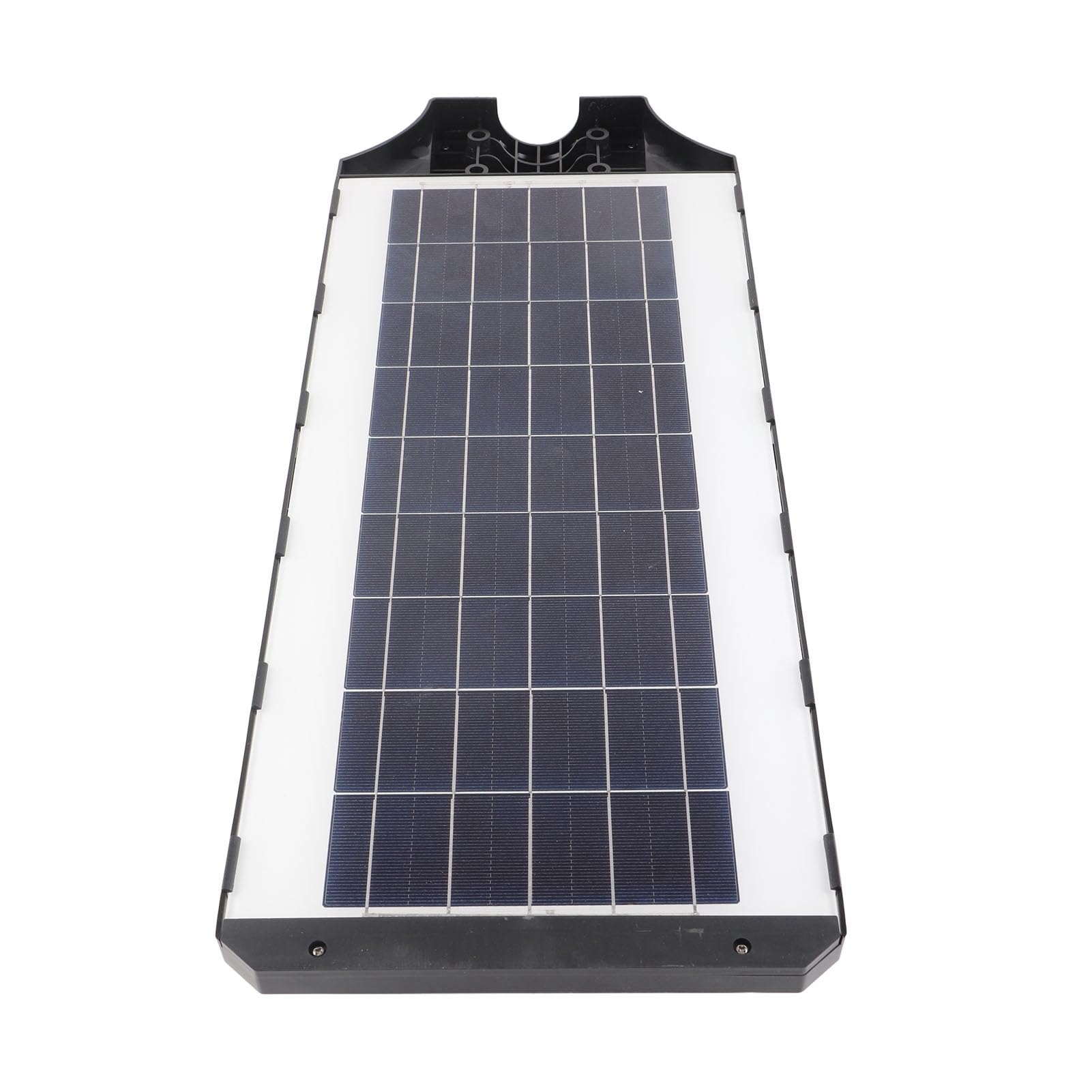 Réverbère à Capteur Solaire 7500K, Réverbères Solaires 200W 7500K Réverbère à Capteur Solaire Extérieur 12 Têtes IP65 étanche, éclairage de Rue et de Zone