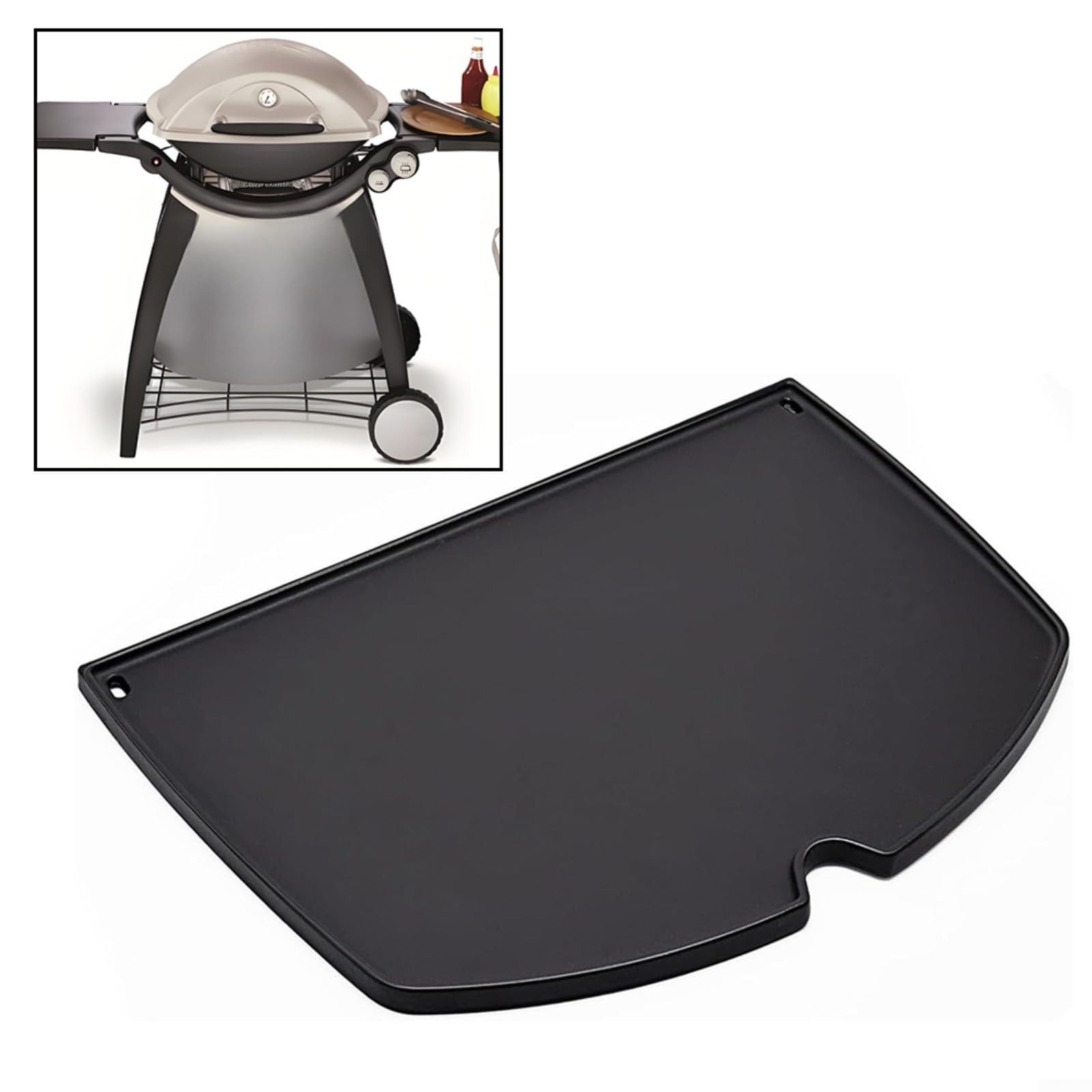 Piastra in ghisa per Weber Q300 Q320 Q3000 Q3100 Q3200