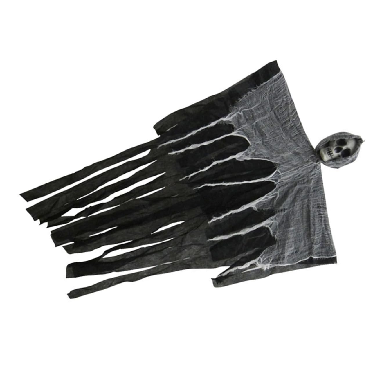 Ciieeo 3 Pezzi Dolcetto O Scherzetto Halloween Fantasmi Appesi Teschio Scheletro Puntelli Fantasma Silenzioso Nero Per Decorazioni Per Finestre Esterne
