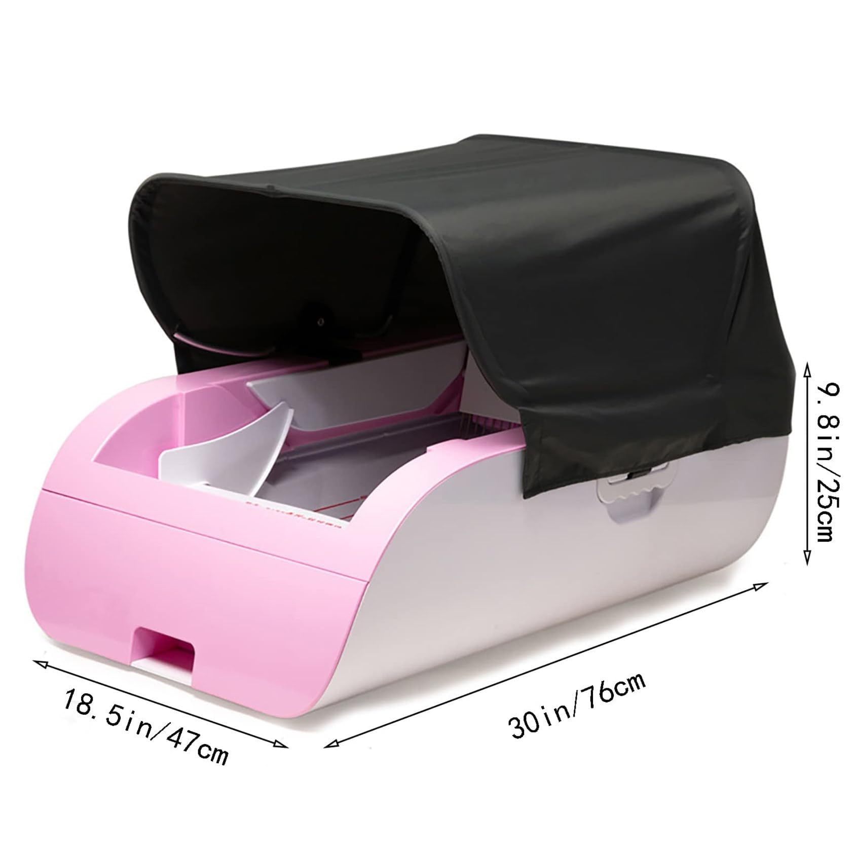 Arenero Autolimpiable para Gatos Bandeja De Arena Autolimpiable Para Gatos, Arena Automática Grande, Inodoro Inteligente Autolimpiable Con Control Por Aplicación, Caja De Arena Silenciosa Y Limpia Con