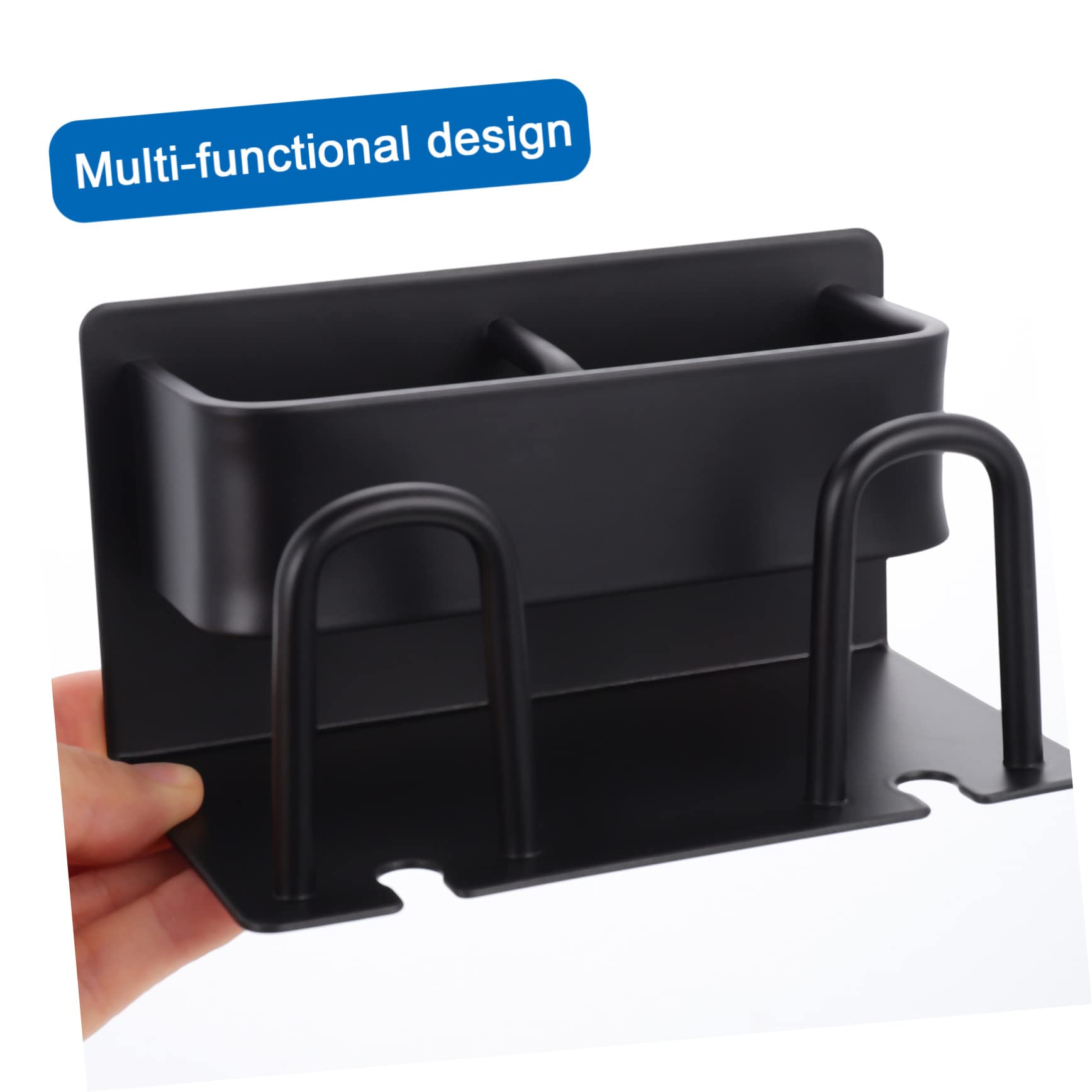 Zahnbürstenhalter und Platzsparendem Design aus Aluminium zur Wandmontage Schmaler Badezimmer Organizer mit Starker Tragfähigkeit für Badezimmer