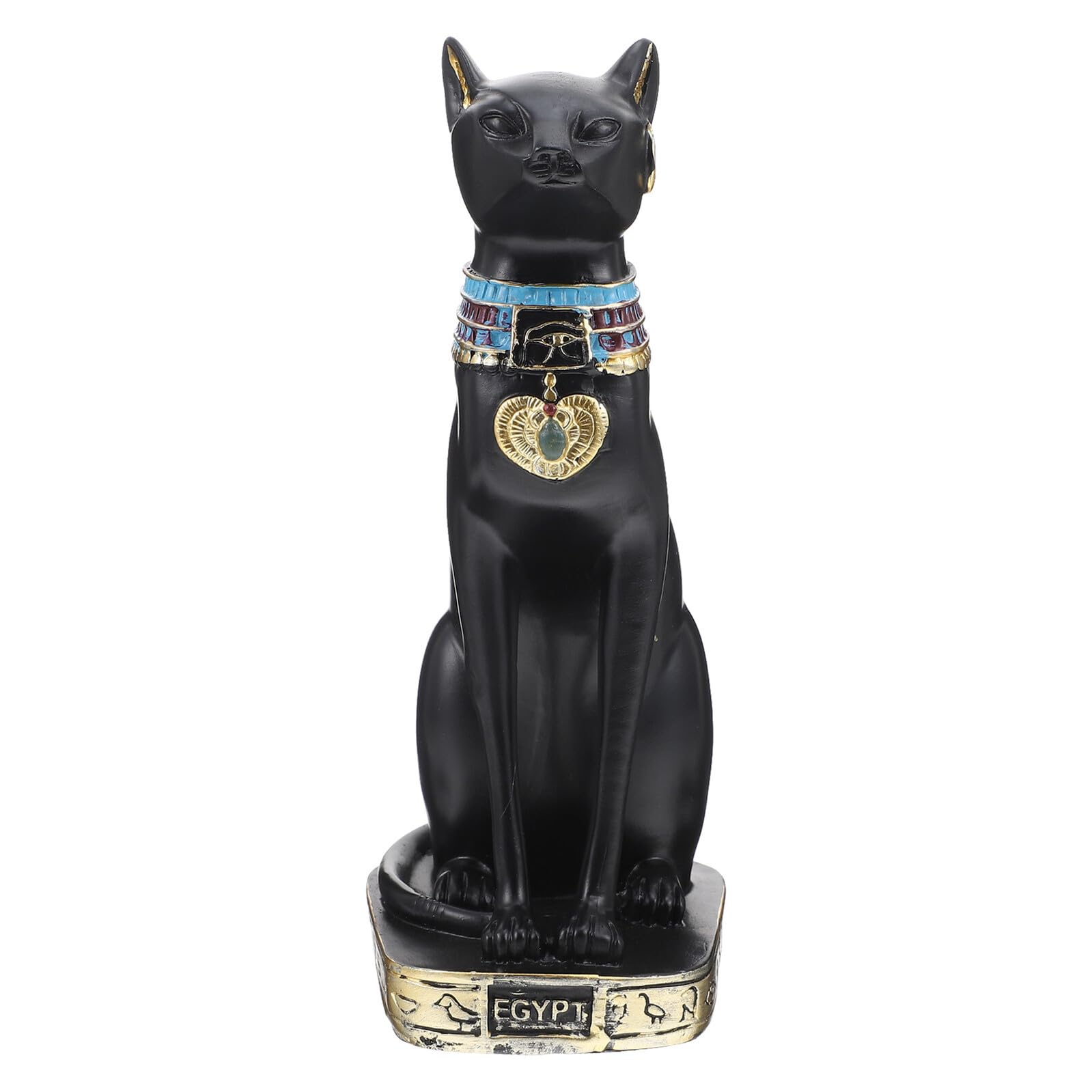 Figurine chat égyptienne noire pour sublimer un meuble vide