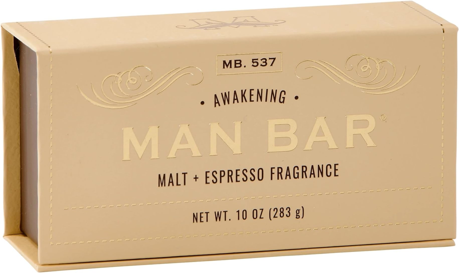 San Francisco Soap Company Malt and Espresso Fragrance Man Bar - Awakening - No Harmful Chemicals - Good for All Skin Types - Made in the USA