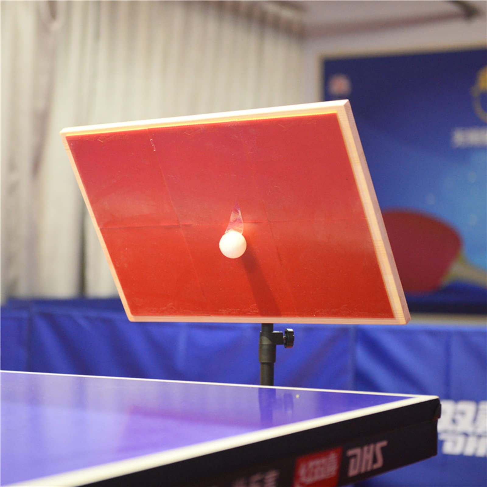 LLAA Tischtennis Rebound Tafel Fachmann Tischtennis-Rebound-Board Mit Ständer Und Rad, Freistehend Single Self Ping Pong Training Springback- Maschine, (Color : Red LLAA Tischtennis Rebound Tafel Fachmann Tischtennis-Rebound-Board Mit Ständer Und Rad, Freistehend Single Self Ping Pong Training Springback- Maschine, (Color : Red