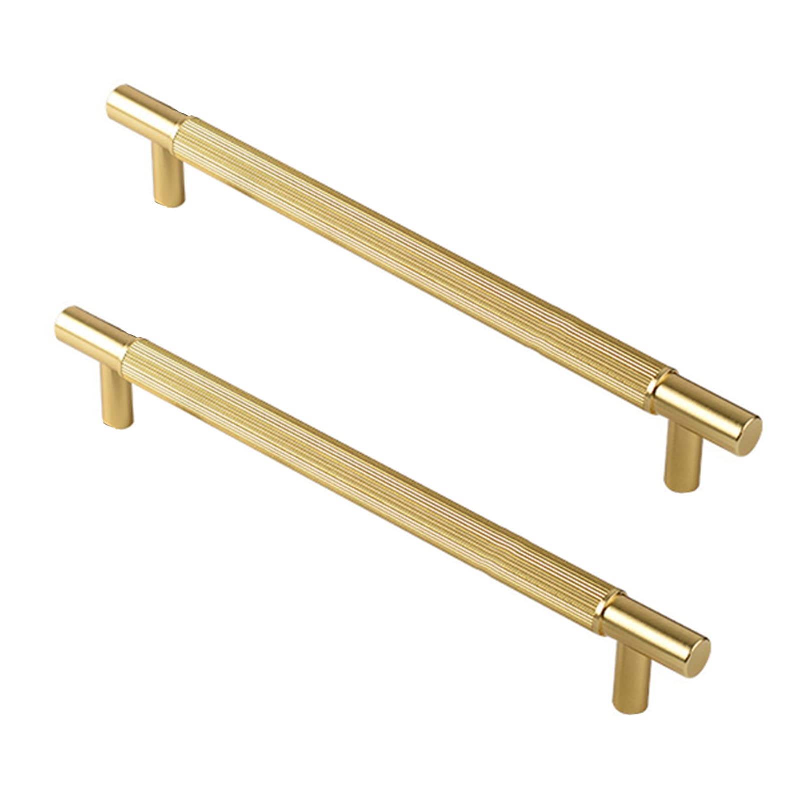 Niusabou One Color Bow Pulls Door Handles, Kitchen Cupboard Handle Multiple Sizes Striped Surface Bow Pulls Aluminumy2pcs(Hole Distance 192Mm)